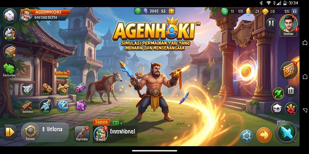 Tampilkan gameplay menarik AGENHOKI dengan berbagai aktivitas simulasi.