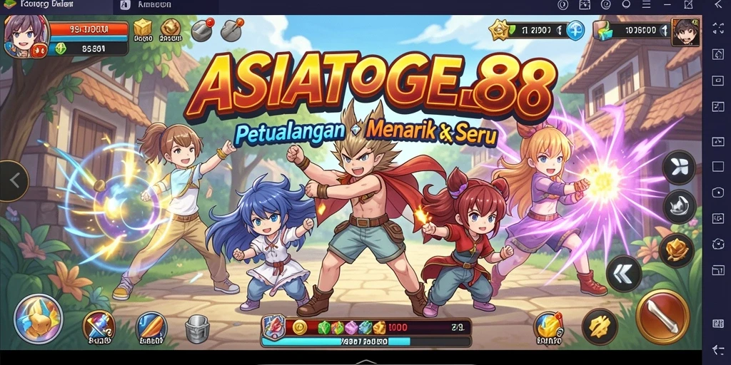 Tampilan gameplay ASIATOGEL88 yang menakjubkan dan penuh aksi.