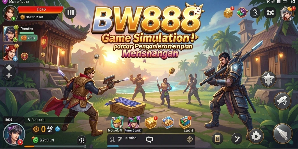 Tampilan gameplay BW888 yang menampilkan aksi simulasi menarik.