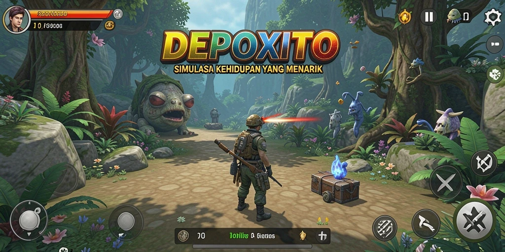 Screenshot DEPOXITO menampilkan gameplay yang seru dan interaktif.