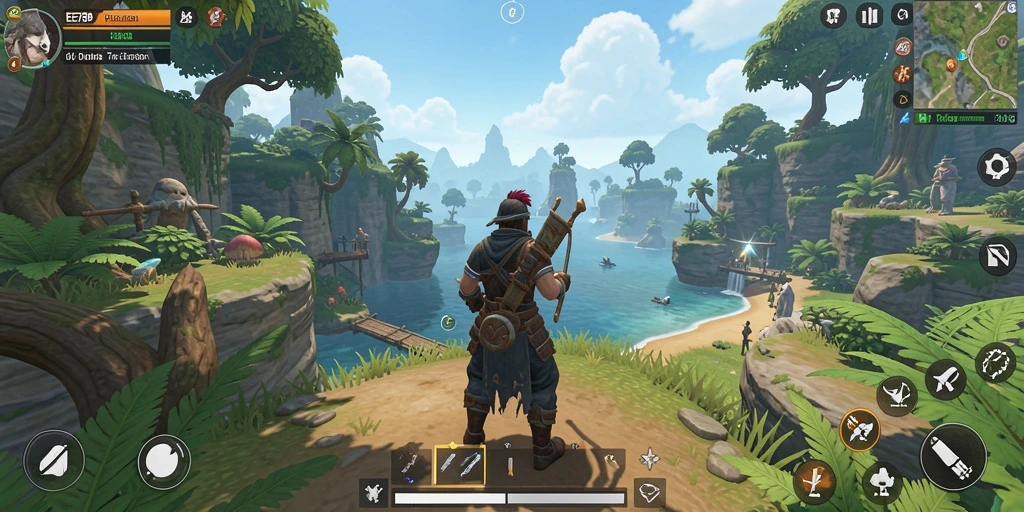 Pengambilan gambar gameplay menampilkan kebebasan menjelajahi dunia terbuka.