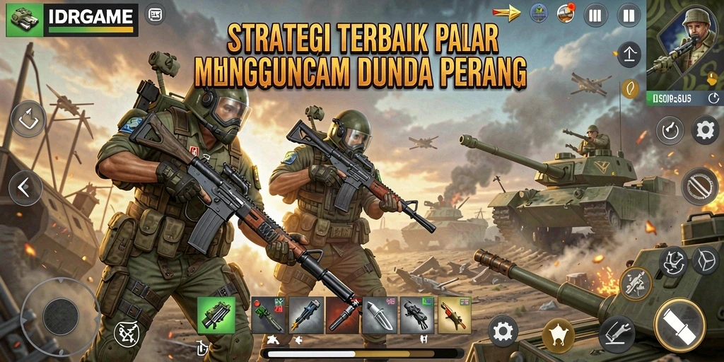 Screenshot IDRGAME menampilkan aksi strategi yang mendebarkan.