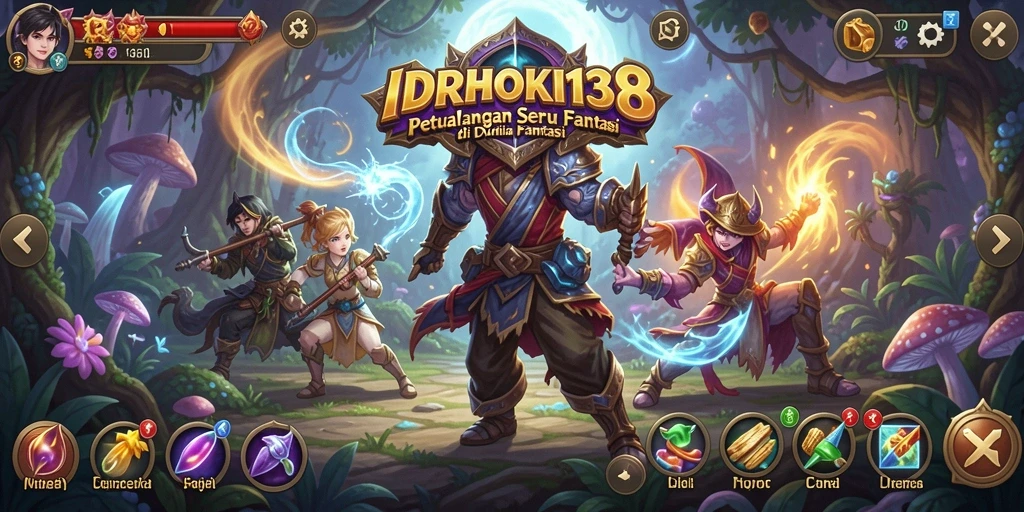 Tampilan aksi seru dalam gameplay <strong>IDRHOKI138</strong> yang penuh petualangan.