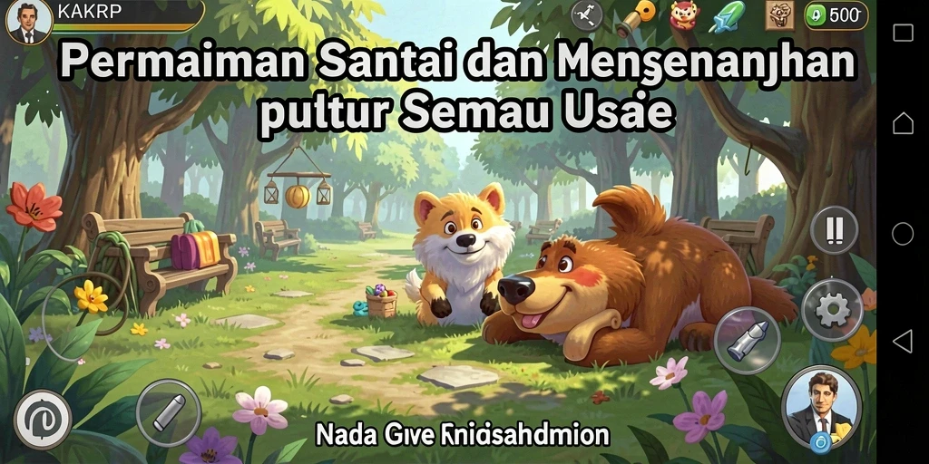 Tangkapan layar KAKRP menampilkan gameplay yang seru dan interaktif.