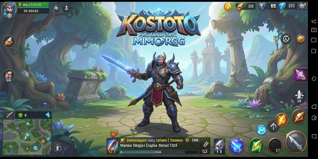 Gameplay seru KOSTOTO dengan petualangan penuh aksi di dunia MMORPG.