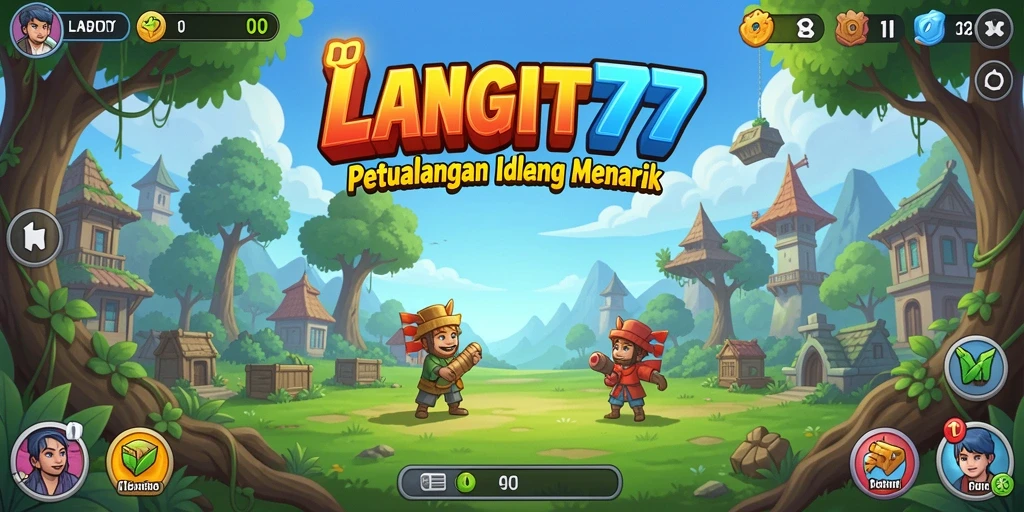 Tampilan menarik dari gameplay LANGIT77 yang seru dan menantang.