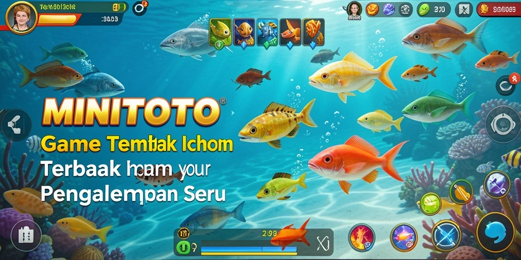 Screenshot gameplay yang menunjukkan keseruan menembak ikan.