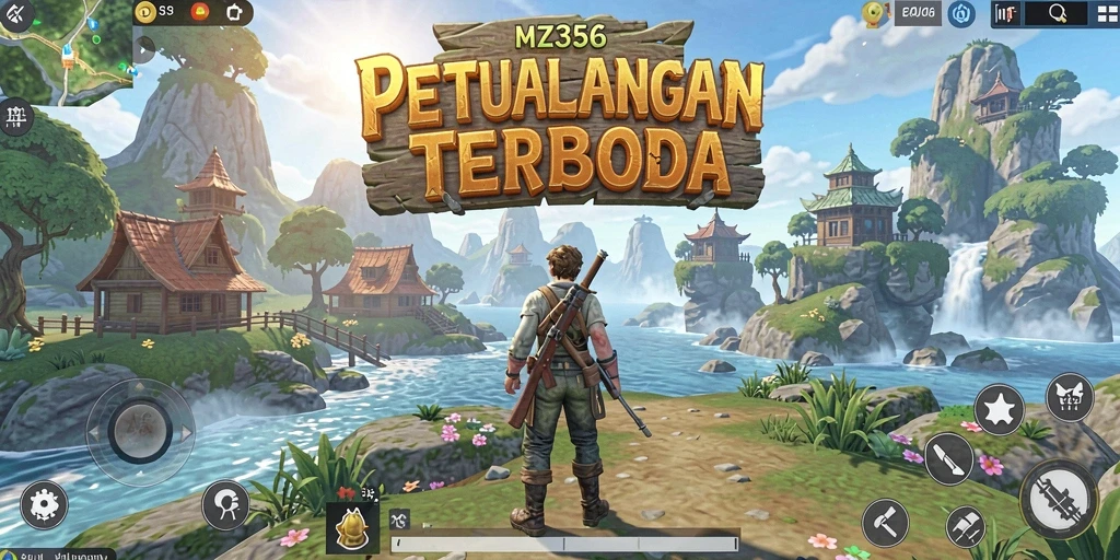 Tampilan gameplay seru dalam MZ356 menunjukkan aksi petualangan yang mendebarkan.