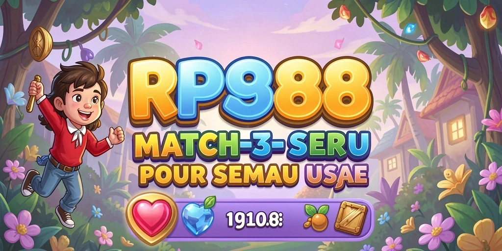 Tampilan screenshot gameplay RP888 yang penuh warna dan seru.