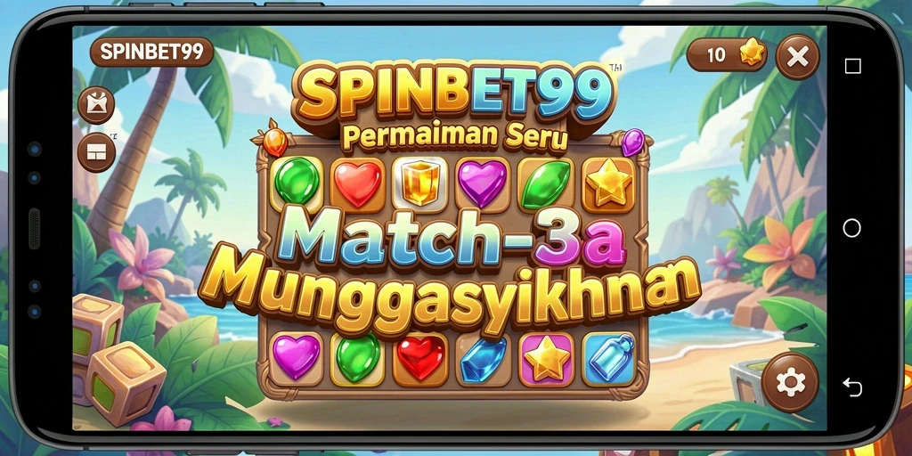 Tampilan gameplay SPINBET99 yang memikat dalam momen mencocokkan item.