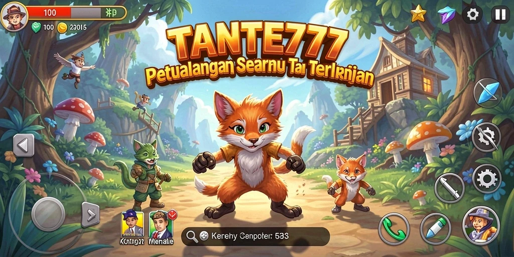 Screenshot gameplay TANTE777 dengan aksi petualangan seru.