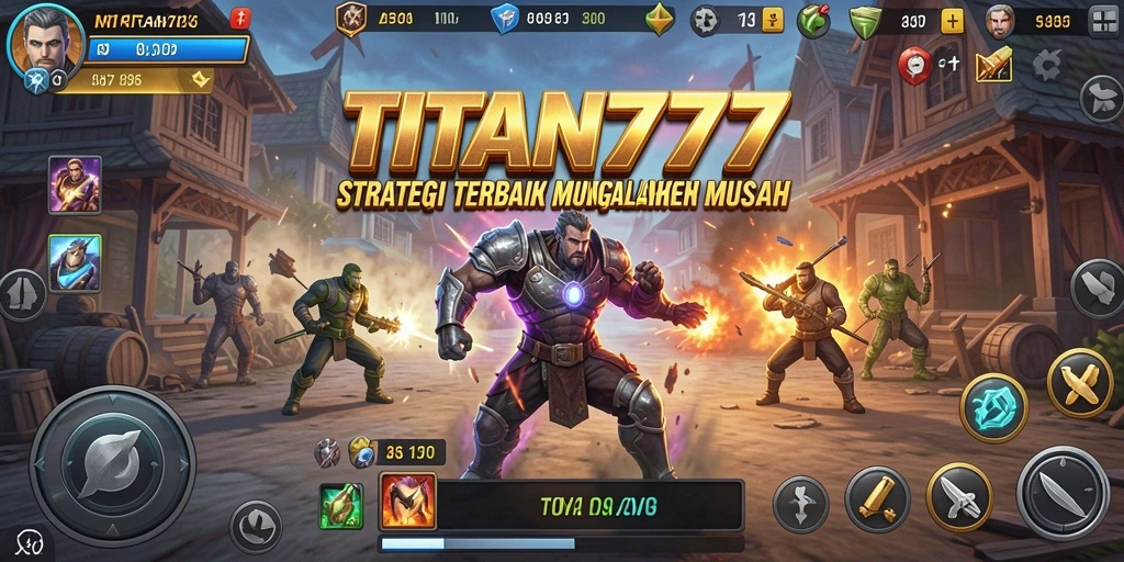 Tampilan gameplay TITAN777 yang mendebarkan dan penuh strategi.