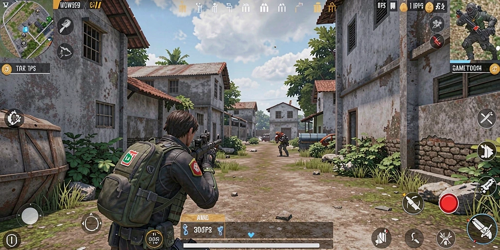 Tampilan screenshot WOW99 yang menampilkan aksi gameplay TPS yang menarik.